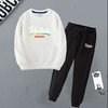 JMFS-hemalele新款男女童时尚洋气圆领长袖字母印花卫衣裤子两件套【童装】 商品缩略图6