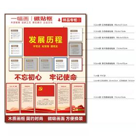 文化墙接单神器+送百套文化墙模板  90*120cm