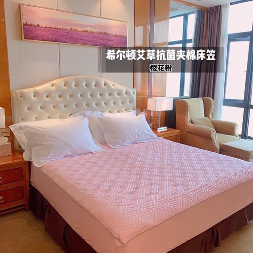 【专业酒店享受】升级四季款希尔顿酒店艾草kang菌夹棉床笠 商品图4