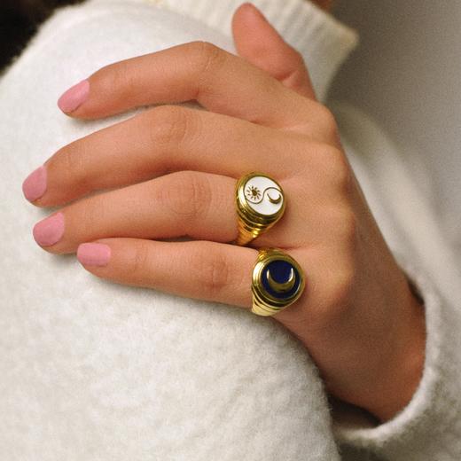 北京仓丨Wilhelmina Garcia-Sparking Eclipse-日食月食 戒指［西班牙设计师］ 商品图3