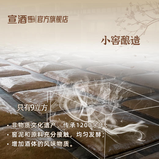 宣酒10  绵柔型42度480ml*4瓶  小窖酿造盒装白酒 商品图2