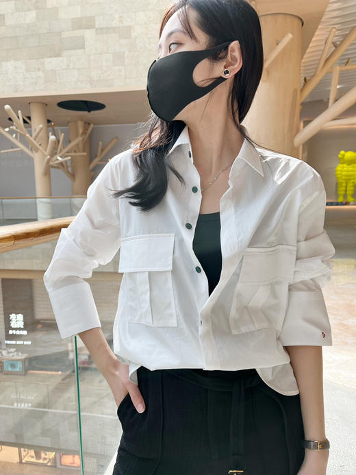 【必入单品】噢蜜ooomeooo定制120s高密设计款白衬衫 商品图10