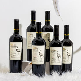 醉鹅娘 智利白鸟梅洛红酒整箱6支装