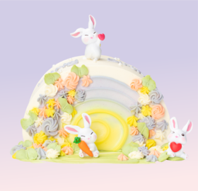 半圆梦幻蛋糕（高工艺裱花蛋糕）