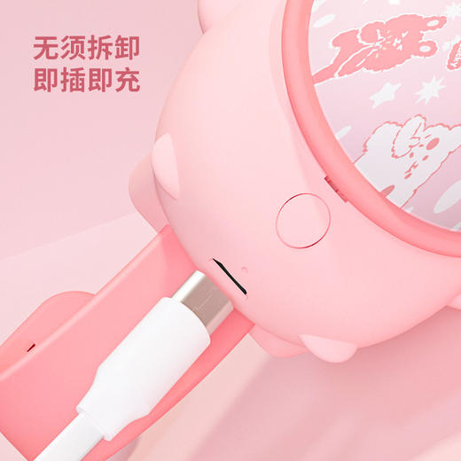 【无叶投影手表小电扇】儿童便携式迷你空调 夏天小型风扇 防震防摔 安全有创意 商品图5