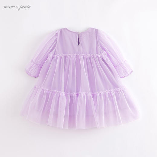 马克珍妮夏装女童大A版蓬蓬裙连衣裙 儿童裙子220986 商品图2