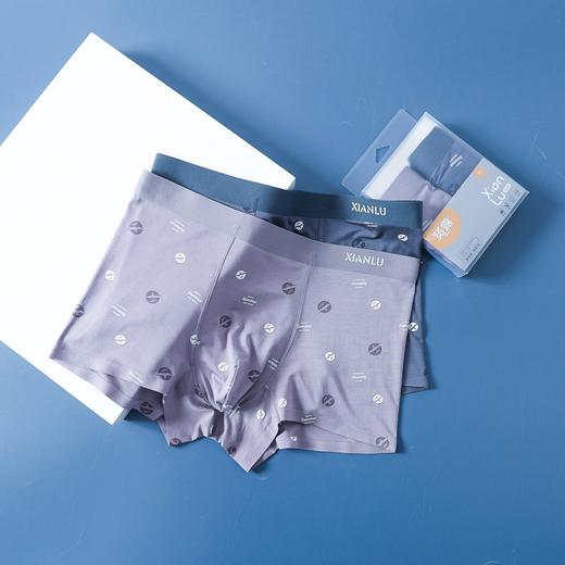 无积分赠品【特价】男士50支莫代尔无痕平角内裤43009/13009/23009/53009/73009/13003 商品图2