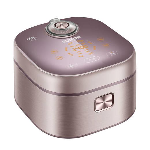 苏泊尔1300W大火力广口球底陶瓷不粘本釜内胆防溢沸煮 电饭煲SF40HC98 商品图5