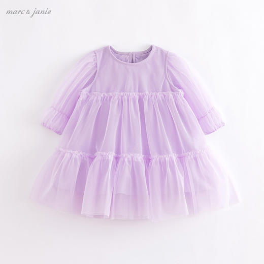 马克珍妮夏装女童大A版蓬蓬裙连衣裙 儿童裙子220986 商品图0