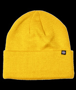 2122 686 MENS Standard Roll Up Beanie DUSTY SUB YELLOW