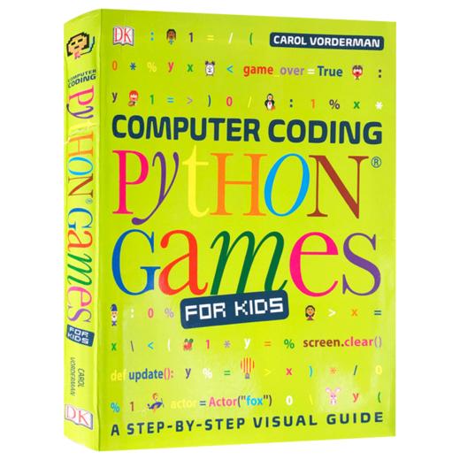 DK图解儿童编程 用Python写游戏 英文原版 Computer Coding Python Games for Kids 儿童编程语言学习系列 全彩版 英文版英语书籍 商品图3