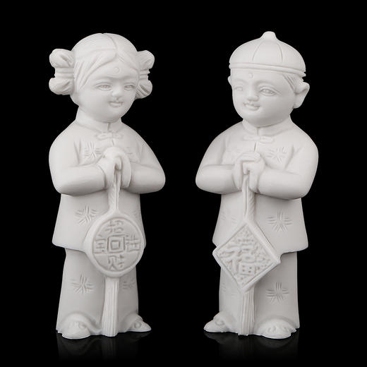 天寿-人造汉白玉童男女 商品图4
