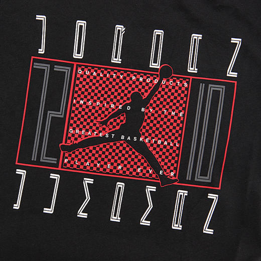 JORDAN乔丹AJ童装夏男女童儿童纯棉短袖T恤短裤套装JD2222126/JD2222127/JD2222128 商品图2