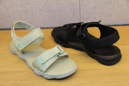 豪行夏季新款20278013运动凉鞋女真皮平底鞋百搭时尚软底舒适女鞋 商品图9