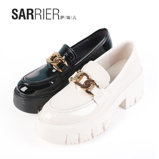 萨瑞儿2022新品超轻加厚底乐福鞋	260249 商品图1