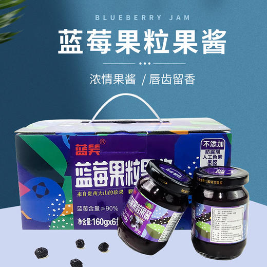 果味十足·贵州大山蓝莓果粒果酱 有真果粒 商品图8