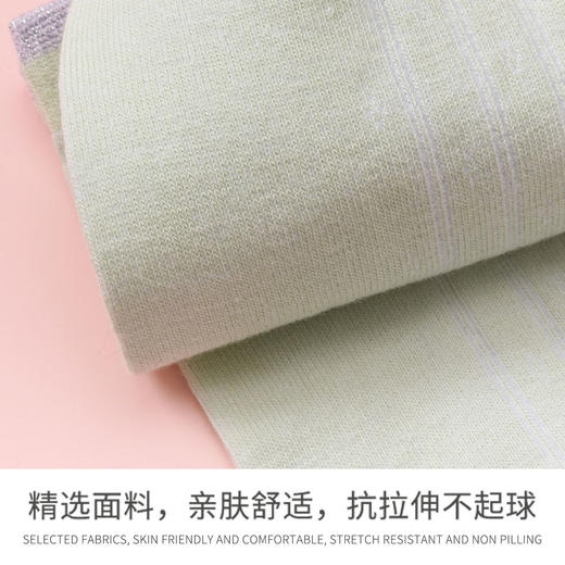 洁丽雅女士船袜春夏款防滑不掉跟浅口纯棉学生可爱休闲吸汗短袜子 商品图4