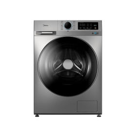 美的全自动滚筒洗衣机 10公斤kg DD直驱变频家用洗衣机 洗烘一体 真丝柔洗MG100PD1T