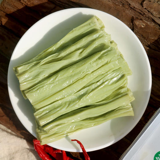头层鲜腐竹  头层油皮制作  采用优质青豆  传统工艺   筋道嫩滑  鲜食发货  150g 豆制品 商品图2