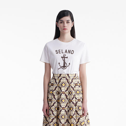 三石一澜女装棉T恤SG21301062 商品图0