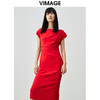 VIMAGE纬漫纪品牌女装夏季新款气质优雅高腰包臀修身礼服女V1577101 商品缩略图0