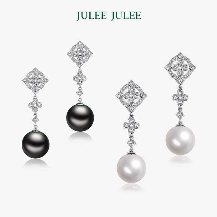 【最好的时光】JULEE JULEE茱俪珠宝  18K金珍珠钻石耳饰