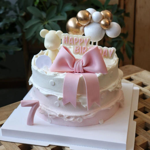 少女心蝴蝶结小熊 商品图0