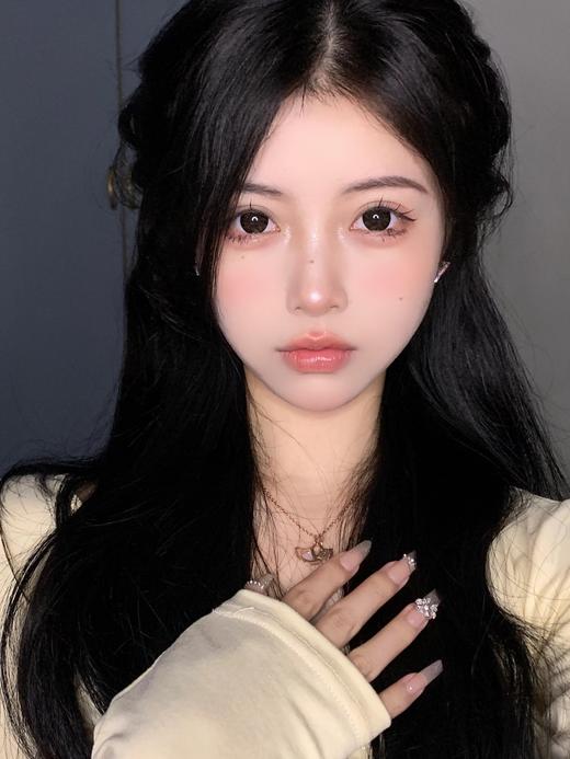 【大直径】Sheepcon-大碎钻棕色14.5mm【年抛 0-1000度 含有525/575】 商品图7