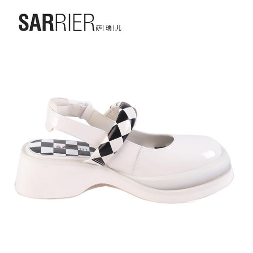 萨瑞儿新品亮面切尔西后空鞋	211603 商品图4