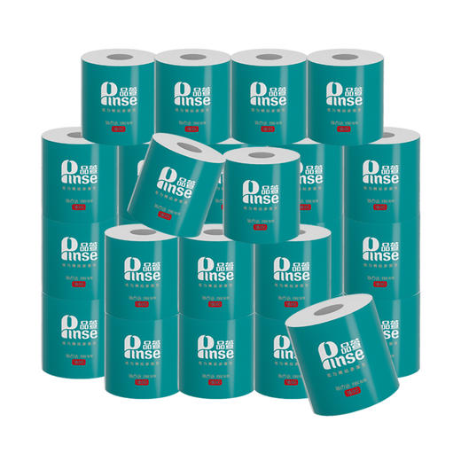 品萱韧之语系列 有芯卷纸4层加厚180g27卷 家用卫生纸厕纸整箱家庭装 商品图3