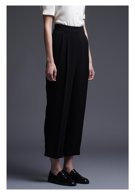 三石一澜女装2022年夏季素色长裤SG22102081 商品图1