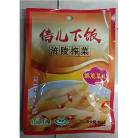 【5.5元3袋】涪陵田间脆口菜心/鲜脆菜丝103g