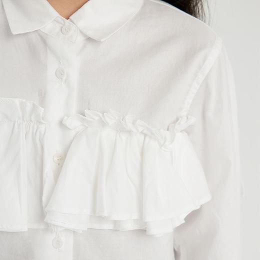 江南布衣 22年春装新款长袖衬衣  1M1271120 商品图2