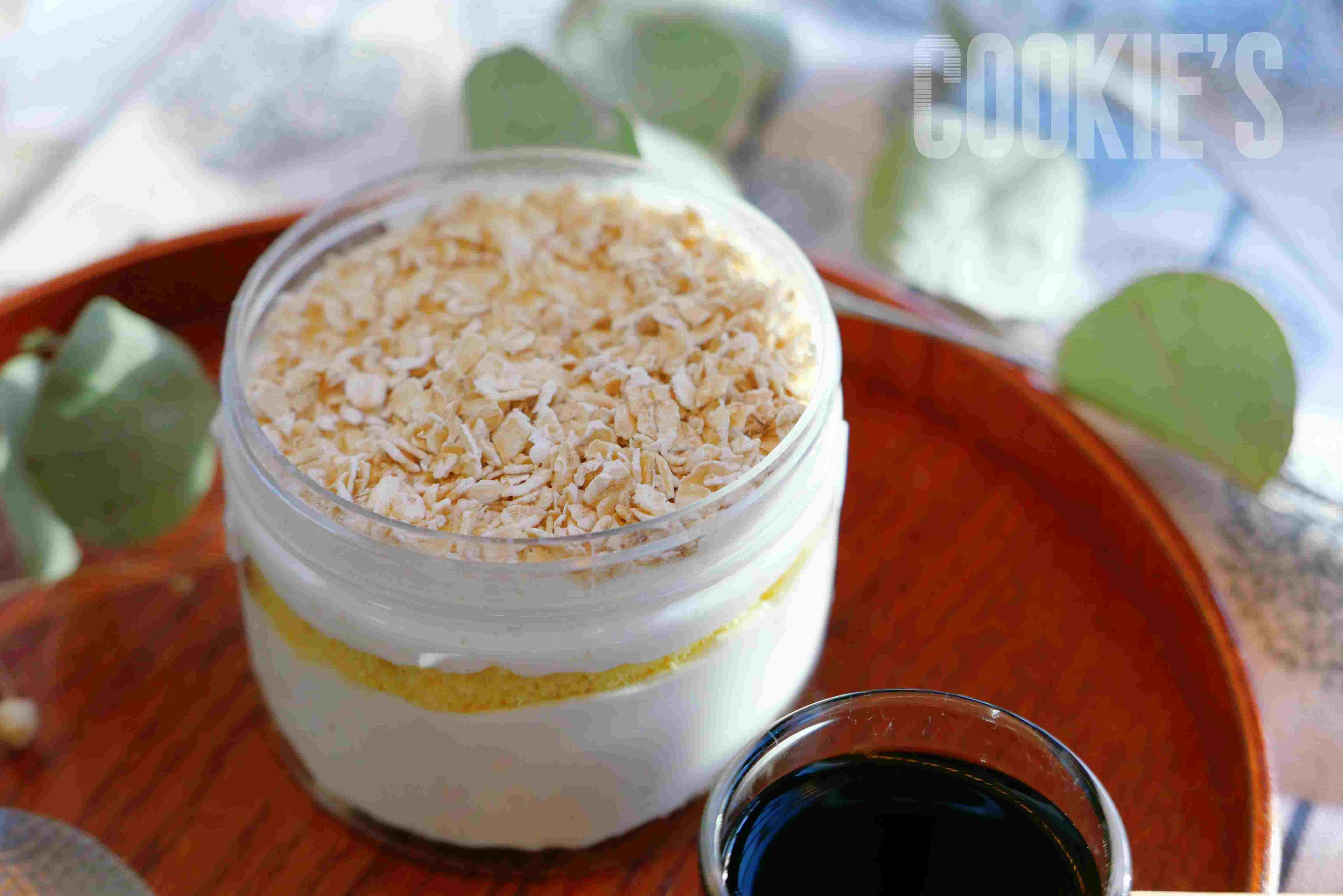 燕麦蛋糕 超级清淡，很健康