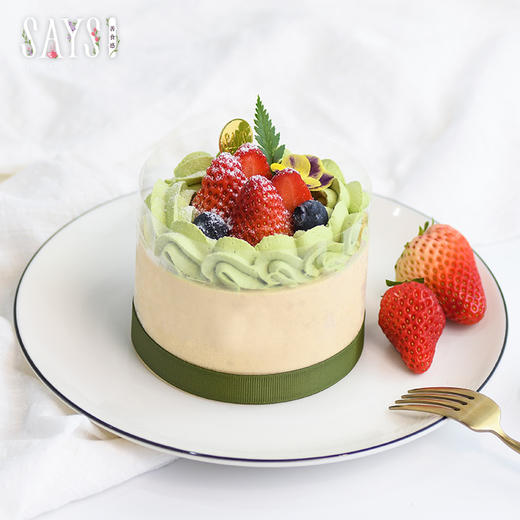 【历史商品】花韵抹茶 小慕斯 商品图0