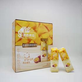 蒙牛真果粒百香果味/白桃树莓味/红柚四季春味