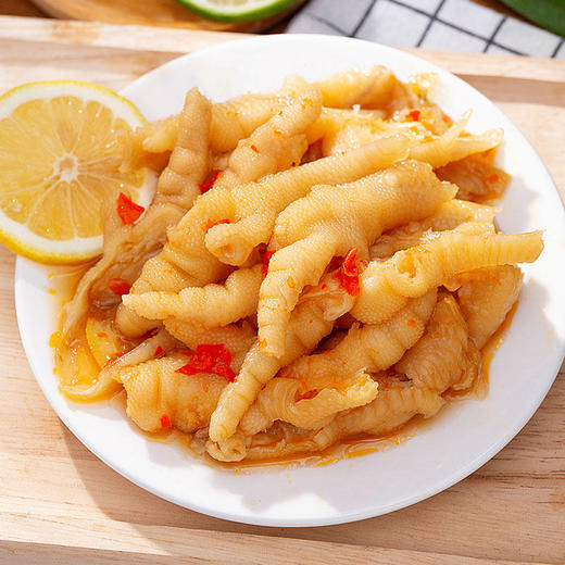 谭八爷酸辣柠檬无骨鸡爪 180g*2盒 商品图5