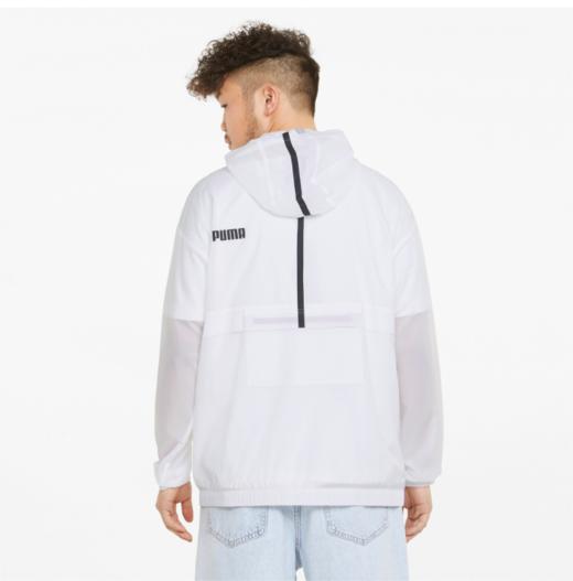 彪马防风衣男装2022夏季新款白色连帽薄款梭织夹克外套2pu84944402 商品图1