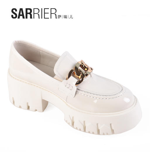 萨瑞儿2022新品超轻加厚底乐福鞋	260249 商品图4