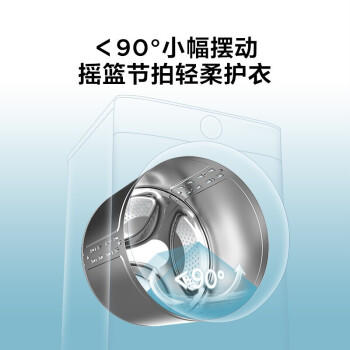 美的全自动滚筒洗衣机 10公斤kg DD直驱变频家用洗衣机 洗烘一体 真丝柔洗MG100PD1T 商品图3