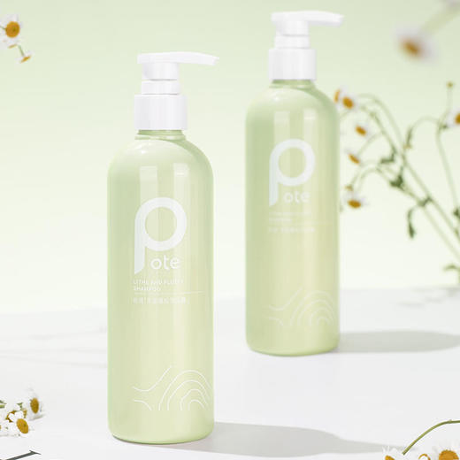 【3D蓬松感】pote柏缇丰盈蓬松洗发露2.0深度去屑修复头皮植物萃取 商品图3