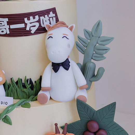 动物派对 | 翻糖奶油蛋糕 | 奶油霜抹面 商品图3