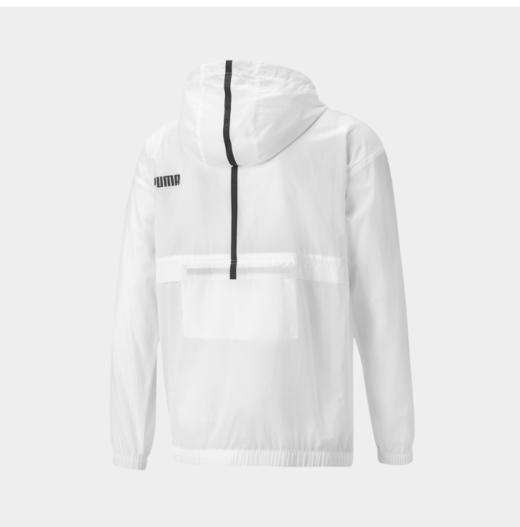 彪马防风衣男装2022夏季新款白色连帽薄款梭织夹克外套2pu84944402 商品图3