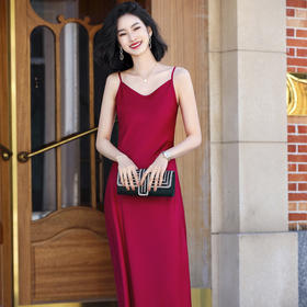 简约时尚，职场穿搭白领OL百搭吊带连衣裙XZ-H1848