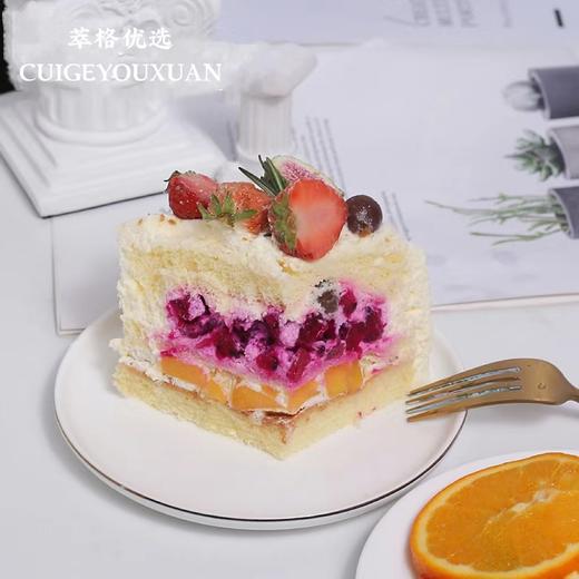 森系  动物奶油水果裸蛋糕   （双层鲜果夹心） 商品图3