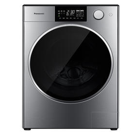 松下10公斤带烘干滚筒洗衣机阿尔法保时捷 拉丝银XQG100-P1DM