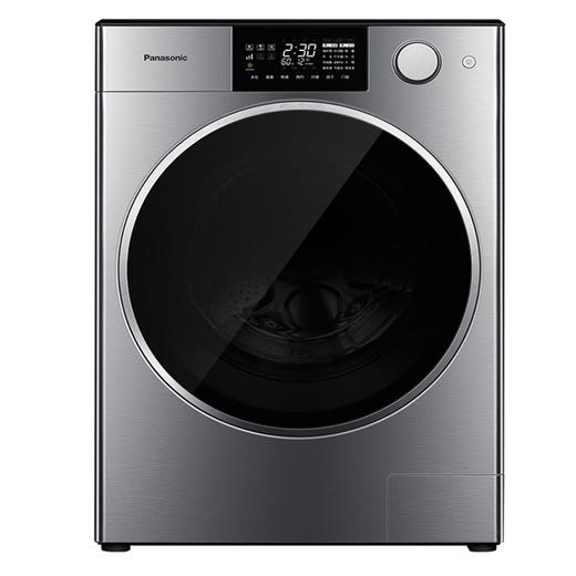 松下10公斤带烘干滚筒洗衣机阿尔法保时捷 拉丝银XQG100-P1DM 商品图0