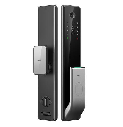 TCL-O2O指纹电子密码防盗锁防盗门铃P12 智能门锁 商品图0