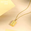 【福利拼团】暴富小金砖 足金吊坠时尚INS风小方砖黄金挂坠MEMORA诗普琳HPE00702 （线上专款） 商品缩略图6