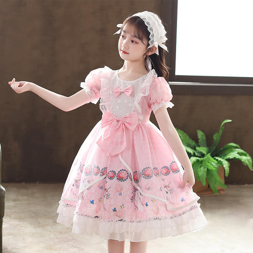 洛丽塔裙夏装2022新款儿童蓬蓬纱裙子 DY 商品图3